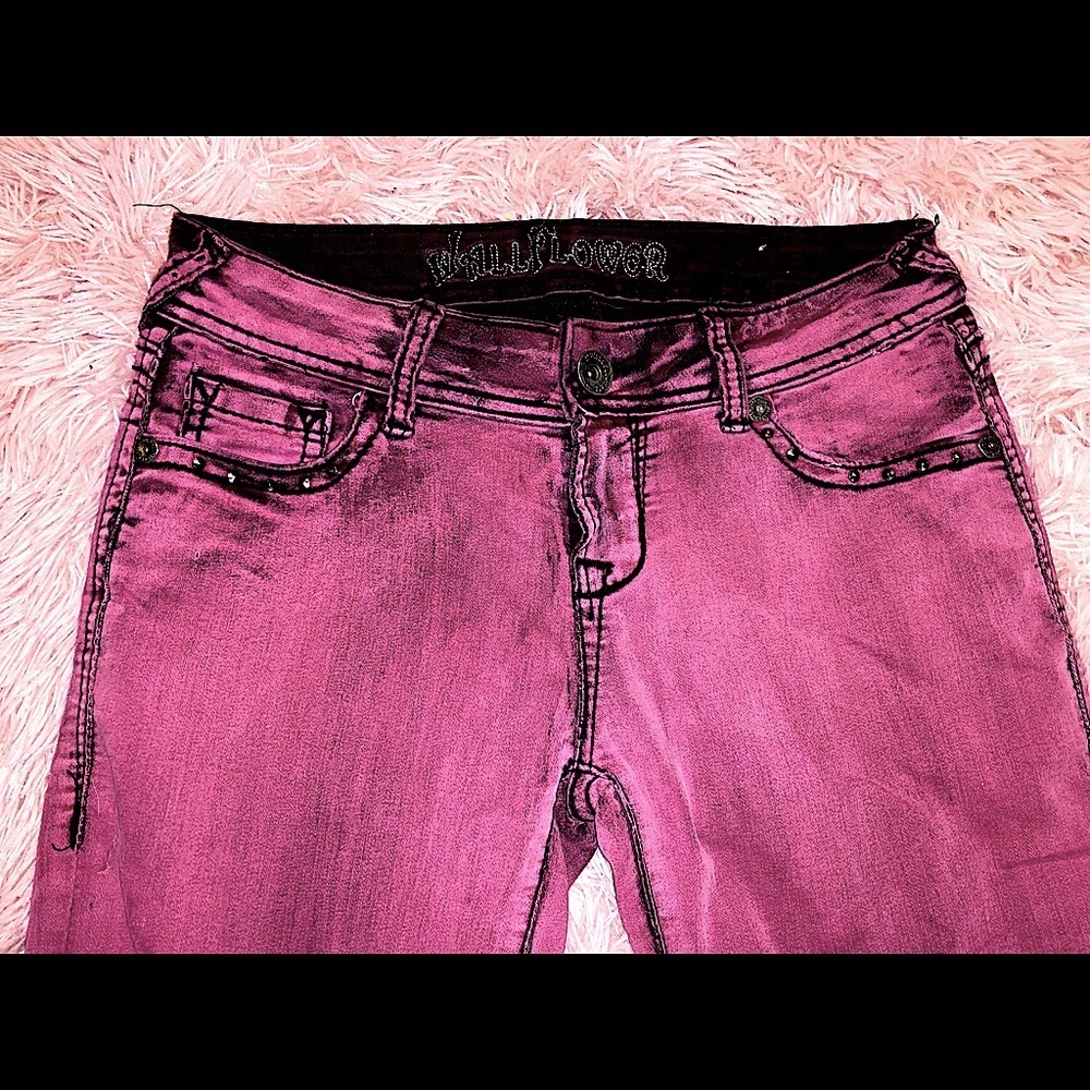 Wallflower Skinny Jeans acid pink